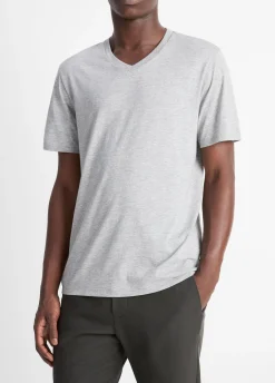 Pima Cotton V-Neck T-Shirt
