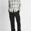 Plaid Cotton-Blend Shirt Jacket