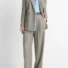 Plaid Italian Wool-Blend Double-Breasted Blazer