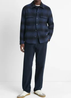 Plaid Splittable Shirt Jacket