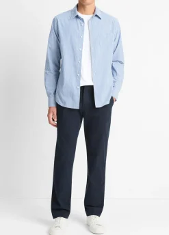 Playa Cotton Poplin Stripe Shirt