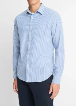 Playa Cotton Poplin Stripe Shirt