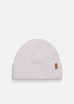 Plush Cashmere Chunky-Knit Beanie