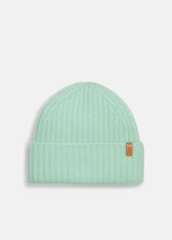 Plush Cashmere Chunky-Knit Beanie
