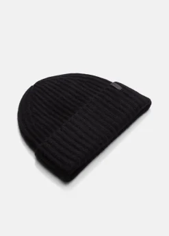 Plush Cashmere Chunky-Knit Beanie