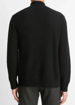 Plush Cashmere Full-Zip Sweater