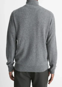 Plush Cashmere Quarter-Zip Sweater