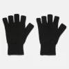 Plush Cashmere Rib-Knit Fingerless Glove
