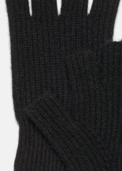 Plush Cashmere Rib-Knit Fingerless Glove