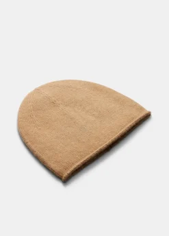 Plush Cashmere Rolled-Edge Beanie