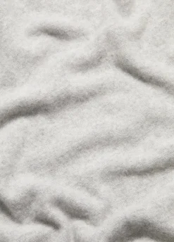 Reverse-Jersey Cashmere Boat-Neck Poncho