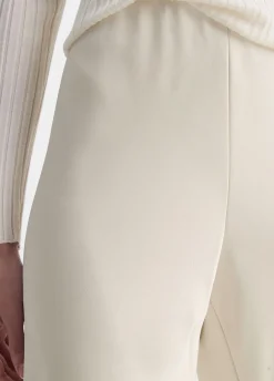Satin High-Waist Bias Pant