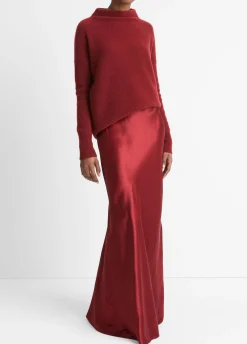 Satin Maxi Skirt