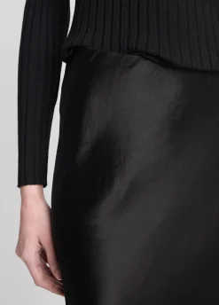 Satin Maxi Skirt