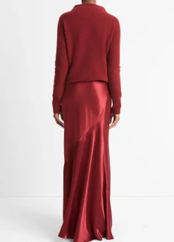 Satin Maxi Skirt