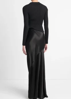 Satin Maxi Skirt