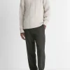Seed-Stitch Windowpane Wool Sweater