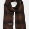 Shadow Plaid Double-Face Cashmere Scarf