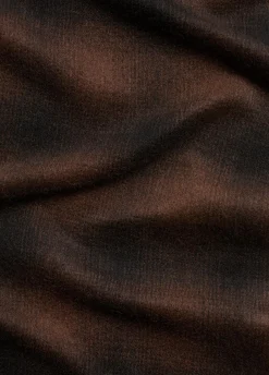 Shadow Plaid Double-Face Cashmere Scarf