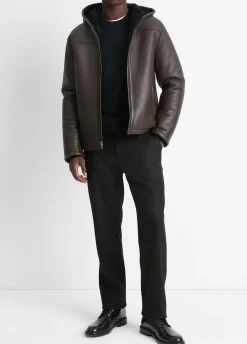 Shearling Hooded Jacket