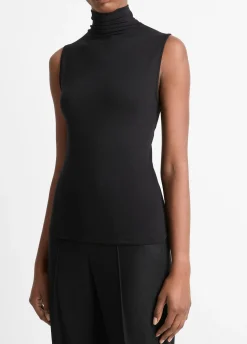 Sleeveless Turtleneck