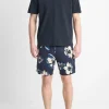 Slub Cotton Split-Neck T-Shirt