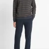 Slub Stripe Cotton-Blend Long-Sleeve T-Shirt