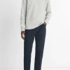 Space-Dye Cotton-Blend Long-Sleeve T-Shirt