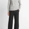 Space-Dye Cotton-Blend Long-Sleeve T-Shirt