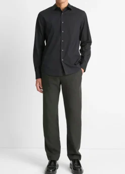 Stretch-Cotton Poplin Shirt