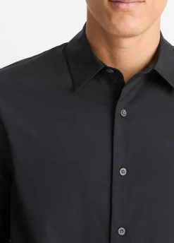 Stretch-Cotton Poplin Shirt