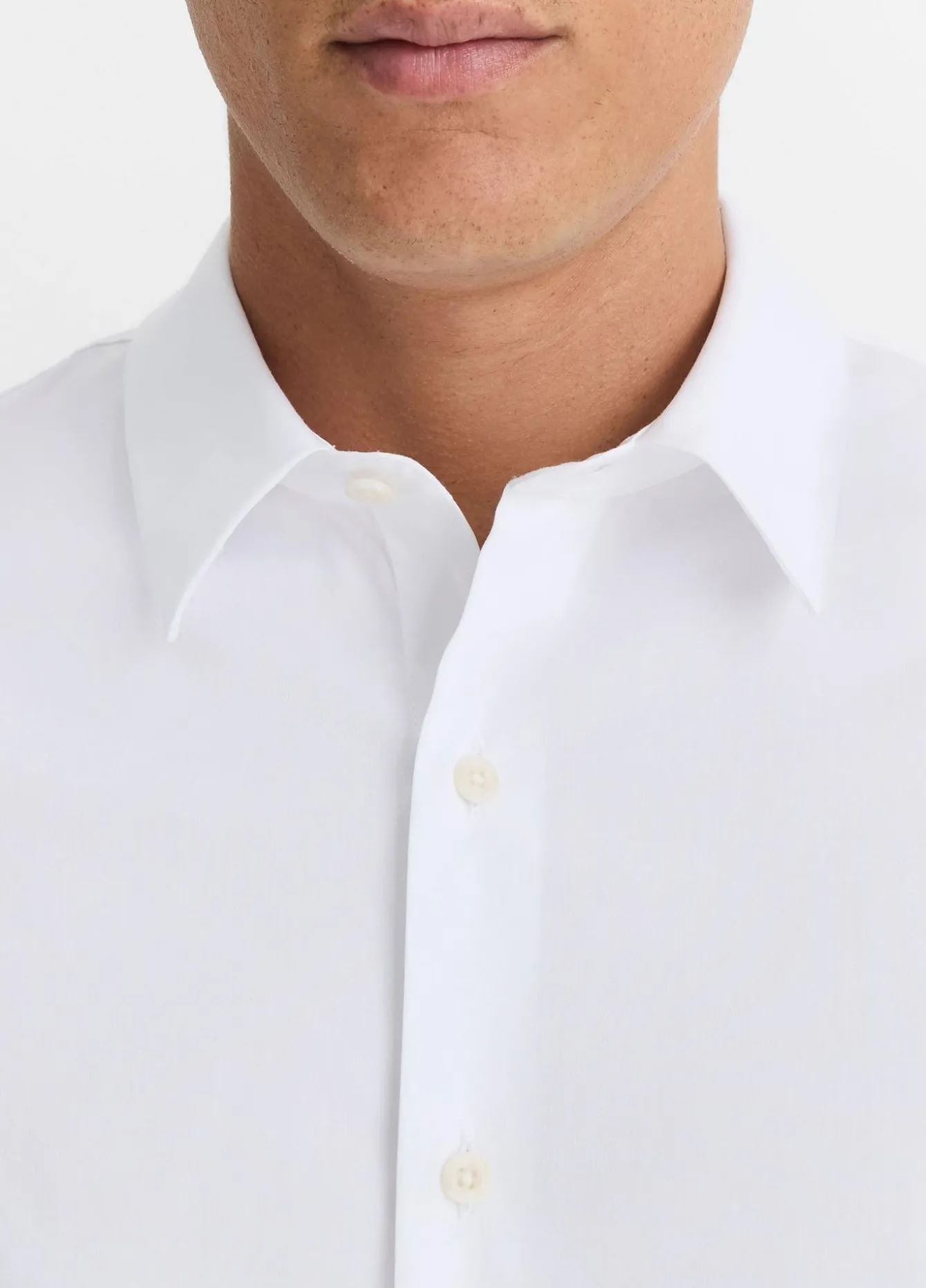 Stretch-Cotton Poplin Shirt