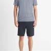 Stripe Pima Cotton Crew Neck T-Shirt