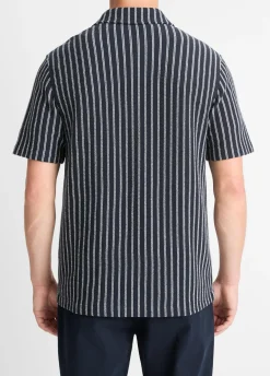 Striped Cotton-Blend Bouclé Shirt