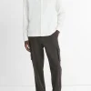Sueded Cotton Jersey Button-Front Shirt