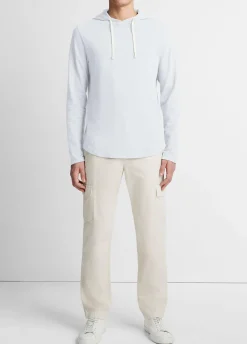 Textured Cotton Hoodie