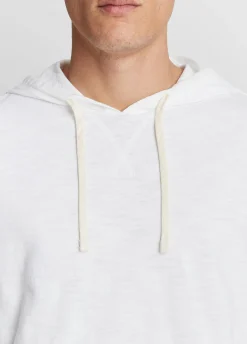 Textured Cotton Hoodie