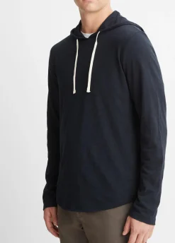 Textured Cotton Hoodie