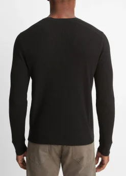 Thermal Long Sleeve Crew Neck Pullover