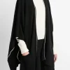 Tipped Jersey-Knit Cashmere Cape
