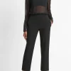 Velvet-Trim Pull-On Pant