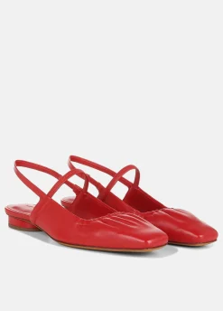 Venice Leather Slingback Flat