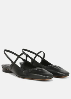 Venice Leather Slingback Flat
