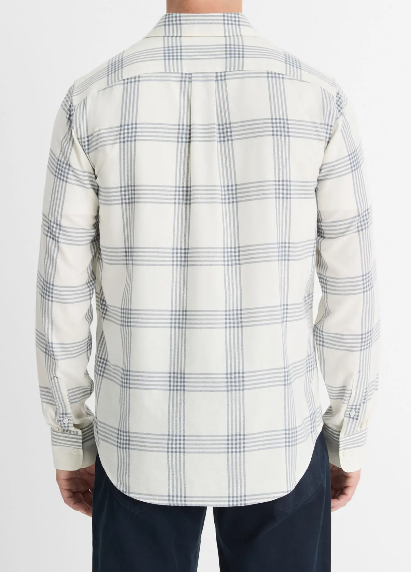 West Coast Plaid Cotton Long-Sleeve Shirt
