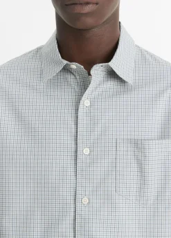 Whitney Plaid Cotton-Blend Long-Sleeve Shirt