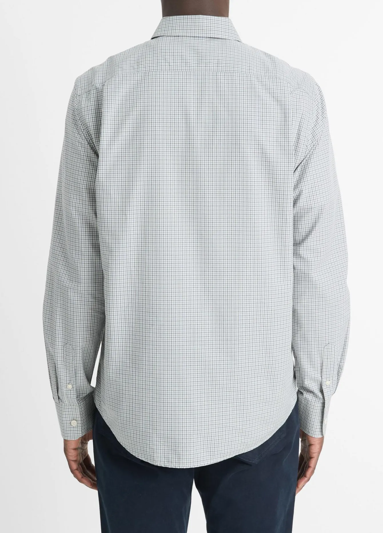 Whitney Plaid Cotton-Blend Long-Sleeve Shirt