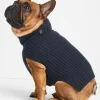 Wool and Cashmere Shaker-Stitch Dog Sweater