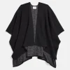 Wool-Blend Bouclé Cape