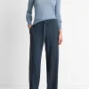 Wool-Blend Drawstring Pull-On Pant
