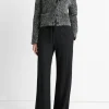 Wool-Blend Drawstring Pull-On Pant